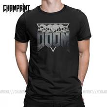 Men's T-Shirt Doom Eternal 100% Cotton Tee Shirt Short Sleeve Game Conan Barbarian Thulsa Snake Cult T Shirt Clothing Printed 2024 - buy cheap