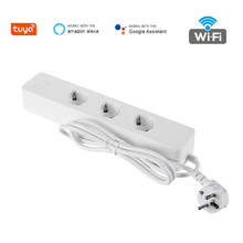 MYCKET Smart Wifi Power Strip Tuya Surge Protector 3 EU Sockets 2 USB Port APP Voice Remote Control for Alexa Google Home 2024 - buy cheap