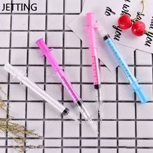 1PCS Candy Color Creative Novelty Syringe Pen Syringe Peculiar Shape Cute Stationery Ballpoint Pen  38mm Automatic Ballpen 2024 - buy cheap