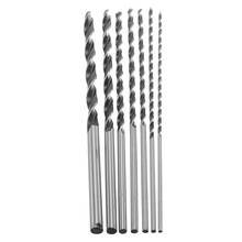 7Pcs Woodworking Extra Long Drill Bit Set 4-12mm Center Punch Hole Saw Drill Bits DIY Power Tool Accessories High Carbon Steel 2024 - buy cheap