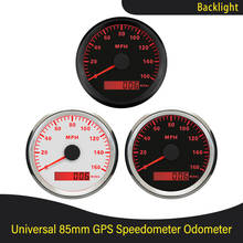 Velocímetro gps universal, odômetro para carro, caminhão, buggy, 12v e 24v, com antena gps, 85mm a 3/8 polegadas 2024 - compre barato