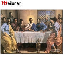 The Last Supper 5d diy diamond painting full square round drill diamond embroidery Religious icons home decoration AS0433 2024 - buy cheap