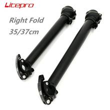 Litepro Folding Bike Stem 35cm 40cm Aluminum Alloy Outward Folding Stem Handlebar 25.4mm Fork 28.6mm BMX Bicycle Part 2024 - buy cheap