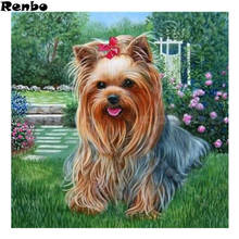 5D Diy Diamond Painting pet dog Yorkshire Terrier Cross Stitch mosaic Diamond embroidery Icon handicrafts home decor gifts A117 2024 - buy cheap