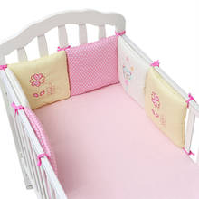 6 шт./компл. детская кровать протектор кроватки бамперы детская кровать бампер в детская кроватка бампер 2024 - купить недорого