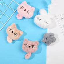 5pcs/lot DIY Handmade Rabbit head dolls Padded Patches Appliques For Clothes Sewing Supplies DIY Hair clip Decoration 2024 - buy cheap