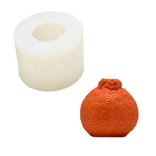 Molde de sabão em formato de laranja, molde de silicone perfumado para artesanato, ferramenta durável, decorações em cristal epóxi faça você mesmo 2024 - compre barato