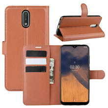 For Nokia 2.3 Luxury Flip Leather Case cover for Nokia 2.2 for Nokia 3.2 for Nokia 1.3 Phone Cover Wallet case with Stand 2024 - buy cheap