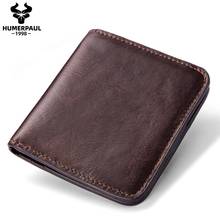 Men Leather Wallet Luxury Brand Short Slim Male Purses Quality Designer Money Bag Credit Card Dollar Price Portomonee Carteria 2024 - buy cheap