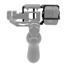 Adaptador de cardán de mano de plástico para cámaras de acción OSMO, placa Vertical de montaje, para Gopro 9, 8, 7, 6, 5, AKASO EK7000 4K 2024 - compra barato