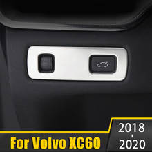 Для Volvo XC60 XC90 XC40 S90 V90 2018 2019 2020 из нержавеющей стали переключатель фар автомобиля с блестками регулируемая крышка фары клейкая отделка 2024 - купить недорого