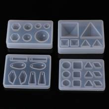 Liquid Resin Silicone Mold DIY Geometric Triangle Mirror Craft epoxy resin for Jewelry Making necklace pendant Decorative Cake 2024 - buy cheap