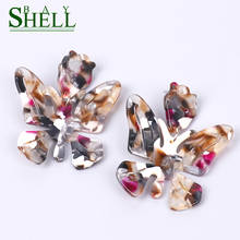 Shell bay2020 cute Butterfly Earrings Fashion Jewelry Pink Earrings for Women Drop Earrings Wholesale Kpop Earring Egirl Boho CC 2024 - buy cheap