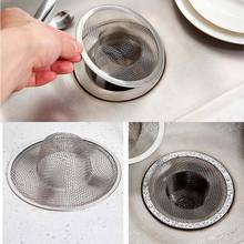 1Pcs New Stainless Steel Mesh Sink Strainer Drain Stopper Filter Bath Hair Trap Stopper Drain Hole Filter Trap Kitchen Bathroom 2024 - buy cheap