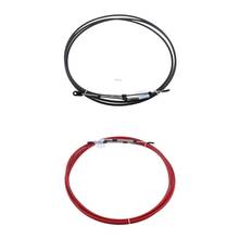 Universal Throttle Cable for Marine Boats Yacht Control Lever 10FT Black+Red 2024 - compre barato