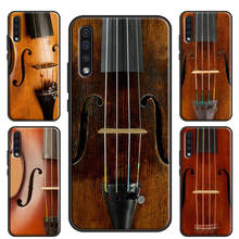 Деревянный чехол для виолончели и скрипки для Samsung S20 FE S21 Ultra Plus A12 A32 A42 A52 A72 A50 A70 A20S A20e A21S A51 A71 2024 - купить недорого