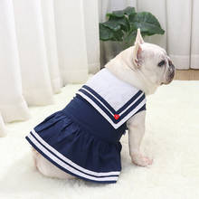 French Bulldog Dress Summer Pug Dog Clothes Poodle Schnauzer Welsh Corgi Frenchie Dog Clothes Pet Dresses Dropship Dog Costumes 2024 - buy cheap