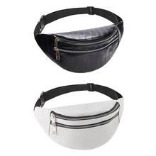 Women's and Men's bag Crocodile Pattern Waist Fanny Pack Belt Pouch Travel Hip Bum Shoulder Bag 2024 - buy cheap
