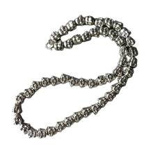 Collar de Cabeza de Buda de doble cara de plata tibetana, cadena de Buda de risa, accesorios para hombres y mujeres 2024 - compra barato