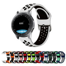Pulseira de silicone macio para samsung galaxy watch 3 e 41mm, pulseira esportiva para relógio inteligente samsung galaxy watch 3 e 45mm, acessórios de pulseira 2024 - compre barato