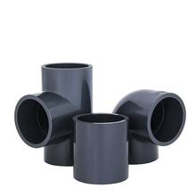 1/3Pcs 20-50mm PVC Pipe Fittings Tee/90 Degree Elbow/Straight Joint Home Garden Irrigation Pipe Adapters PVC Water Supply 2024 - buy cheap
