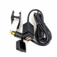 Adaptador de corriente con Cable de 1,8 m para motocicleta, Hella enchufe de alimentación de 12V-24V DIN, 12V-24V a 2.1A, Cargador USB Dual 2024 - compra barato