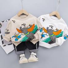 0-5 Years Spring Boy Clothing Set 2021 New Casual Fashion Cartoon Active T-shirt+ Pant Kid Children Baby Toddler Boy Clothing 2024 - buy cheap