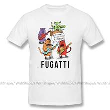 Fugazi T Shirts FUGATTI Cartoon Print Music Tee Shirt Streetwear T Shirt Graphic Funny T-Shirt Basic 100 Percent Cotton T Shirts 2024 - buy cheap