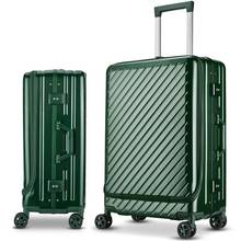 Letrend Business 24 Inch Front Pocket Rolling Luggage Aluminum Frame Trolley Box 20' Boarding Suitcase Women Travel Bag Trunk 2024 - buy cheap