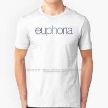 Camiseta logotipo euforia, 100% algodão puro, eufororia, hbo, zendaya, rua, sidade, sueney, jacob, elcarregador, ferreira 2024 - compre barato