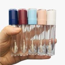 Wholesale  Perfect Empty Lip Gloss Tube Plastic Bottle Clear Round DIY Lipstick Container Refillable Lip Balm tube Make up Tools 2024 - buy cheap