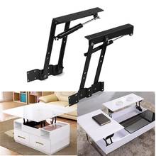 2Pcs Folding Spring Tea Table Hinge Furniture Lift Up Top Mechanism Hardware Lifting Rack Shelf For Coffee Computertable 2024 - buy cheap