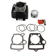 Kit de gás para pistão de cano grande, 52mm, para motocicleta de 110cc, dirt bike, atv 2024 - compre barato