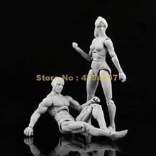 man & woman body human moveable head changeable action figure collection model doll 10.5cm Toy 2024 - buy cheap