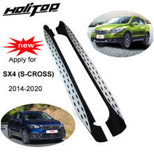 Hot side step side bar pedal running board for Suzuki SX4 (S-CROSS) 2014-2020, newest design (BM and Ben style) , amazing effect 2024 - buy cheap