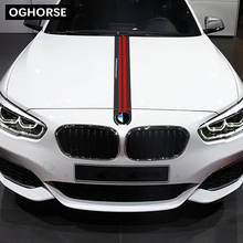 Car Hood Sticker M Performance Engine Cover Bonnet 5D Carbon Fiber Vinyl Decal For BMW E46 E60 E90 F20 F30 F32 F10 G30 F15 F16 2024 - buy cheap