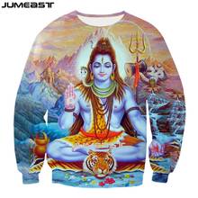 Jumeast Men Women 3D Sweatshirt Lord Shiva Oversized Streetwear Harajuku Long Sleeve T Shirt Spring Autumn Pullover Tops Tees 2024 - buy cheap