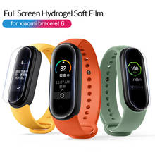 Película suave de hidrogel curvada 9D para Xiaomi MI Band 6, Protector de pantalla para MI Band 6, accesorios para muñeca inteligente, no de vidrio, 6 uds. 2024 - compra barato