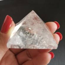 32 г натуральная прозрачная пирамида из кристалла кварца целебные рейки из кварца кристаллы продукт горячая распродажа 2024 - купить недорого