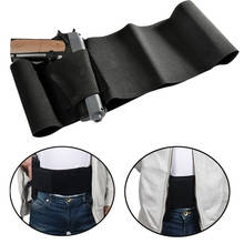 Tactical Concealed Pistol Gun Holster Hidden Handgun Waist Band Holster with 2 Mag Pouch Invisible Elastic Hunting Girdle Belt 2024 - buy cheap