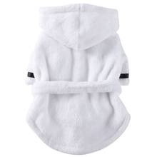Cat Dog Bathrob Dog Pajamas Sleeping Clothes Indoor Soft Pet Bath Drying Towel Clothes Super Absorbent Microfiber Towls 2024 - buy cheap