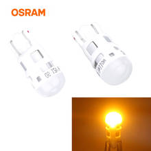 OSRAM T10 W5W Luz LEDring Branco 194 168 LED Car Estacionamento Side Signal Clearance Luz License Plate Lâmpada Luz Interior 1 par 2024 - compre barato
