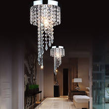 Modern chrome LED Crystal chandelier lighting Fixture Pendant Ceiling Lamp Crystals Energy Saving lampadario lampadari avizeler 2024 - buy cheap