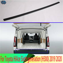 For Toyota HiAce Sixth generation (H300) 2019 2020 plastic rear bumper protection window sill outside trunks decorative plate 2024 - buy cheap