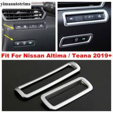 Matte ABS Interior For Nissan Altima / Teana 2019 2020 2021 Head Lights Lamp Switch Button Frame Cover Trim Decor Accessories 2024 - buy cheap