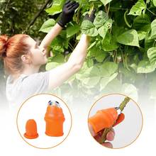 Silicone Thumb Knife Finger Protector Vegetable Harvesting Knife Plant Blade Scissors Cutting Rings Garden Gloves 2024 - buy cheap