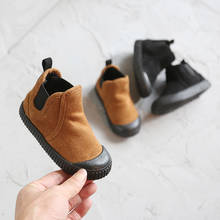 NEW 2019 Girls Leather Boots Boys Shoes Spring Autumn PU Leather Children Boots Fashion Toddler Kids Boots Warm Winter Boots 2024 - buy cheap