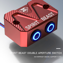 Spirit beast-interruptor de luz para farol de motocicleta, honda cb190, cfmoto, suzuki, gsxs, yamaha e kawasaki 2024 - compre barato