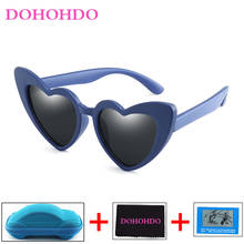 DOHOHDO Heart Shaped Kids Sunglasses TR90 Boys Girls Polarized Silicone Safety Sun Glasses Gift For Children Baby UV400 Gafas 2024 - buy cheap