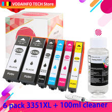 Cartuchos de tinta 6pk y clean solution 33XL T3351 3361 3362, compatibles con Epson XP-900, xp-830, 640, 635, 630, 540, 530 2024 - compra barato